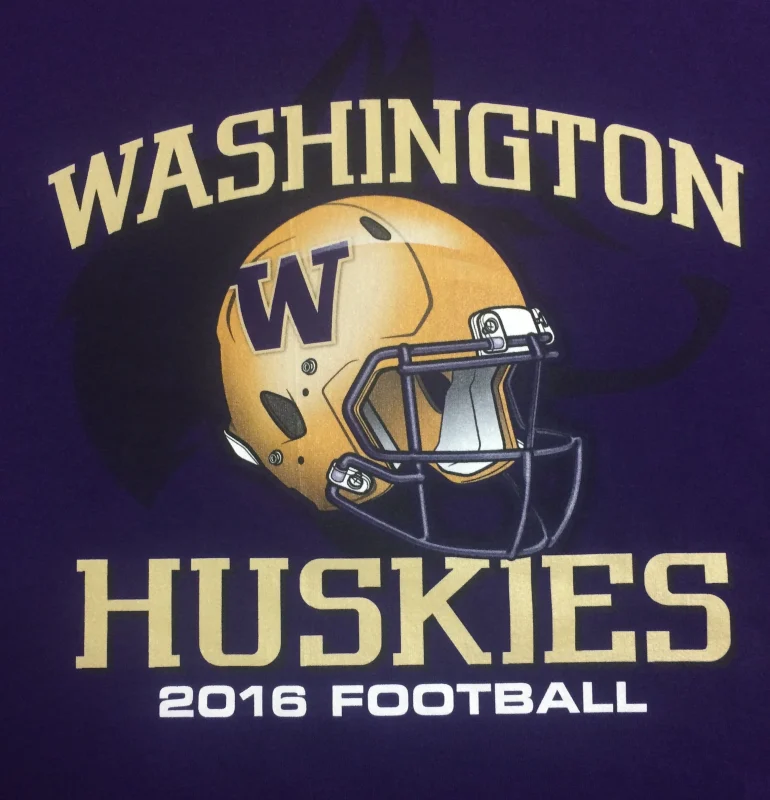 UW Husky Football Helmet 2016