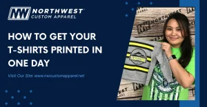 t-shirts printed in one day