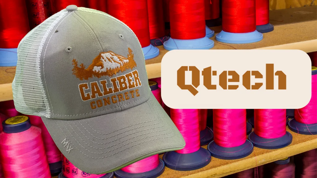 Qtech Cooling. Outdoor Cap in front of a thread shelf