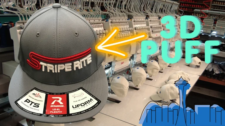 3d puff embroidery hat