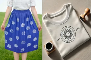 stamping designs on clothes