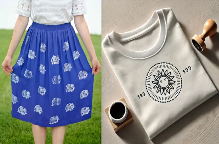 stamping designs on clothes