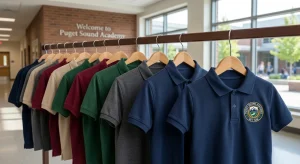 School uniform polo shirts in youth sizes with an embroidered school logo, a guide to how to choose