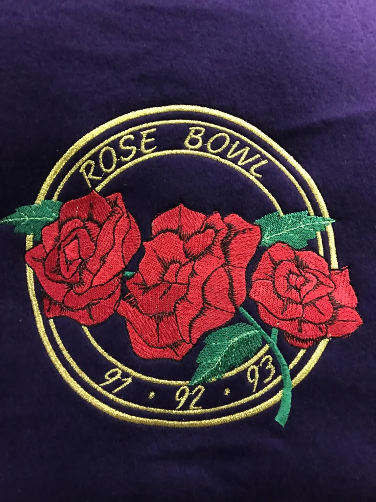 Rose Bowl Official Jersey Patch 1991