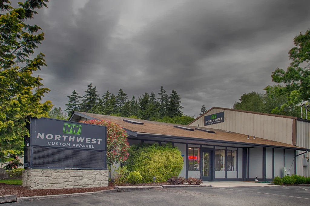 NW Custom Apparel Printing and Embroidery Shop in Milton, WA